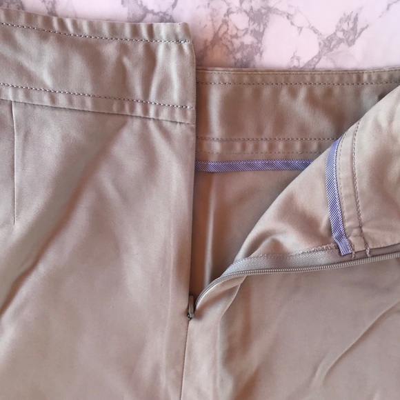Banana Republic stretch khaki tan skirt 10 - Picture 6 of 10